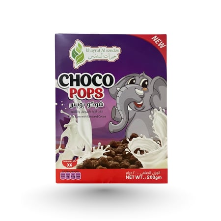 شوكو بوبس كورنفلكس بالكاكاو والشوفان 200g