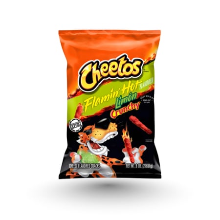 شيتوس حار نار ليمون كبير أمريكي مستورد 228g