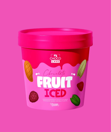 شوكولاتة الفواكة 200g chocolate fruite iced