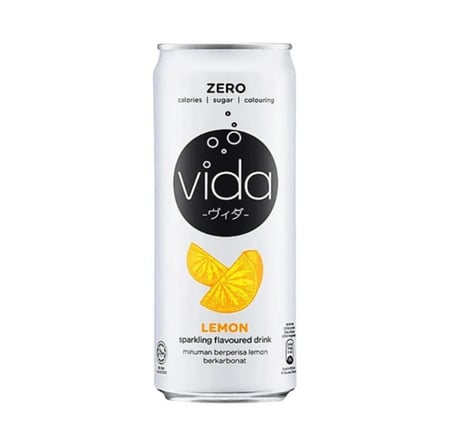 فيدا مشروب غازي بنكهة الليمون زيرو سعرات-سكر-ألوان