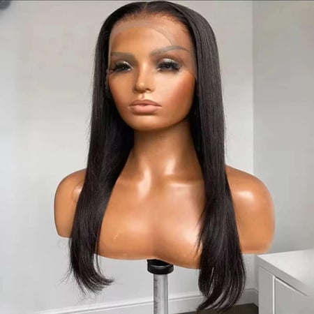 شعر استريت دانتيل كامل جودة عاليه طول 22انش كثافه180%