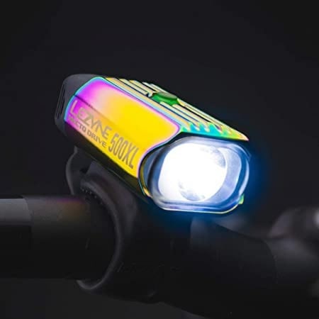 إنارة ليزاين أمامية هيكتو درايف باللون النيو ميتاليك 500 لومن  LEZYNE HECTO DRIVE 500XL