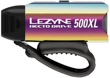 إنارة ليزاين أمامية هيكتو درايف باللون النيو ميتاليك 500 لومن  LEZYNE HECTO DRIVE 500XL