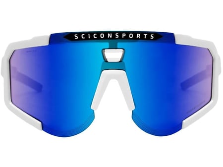 نظارة رياضية SCICON AEROSCOPE SUNGLASSES, WHITE GLOSS/BLUE
