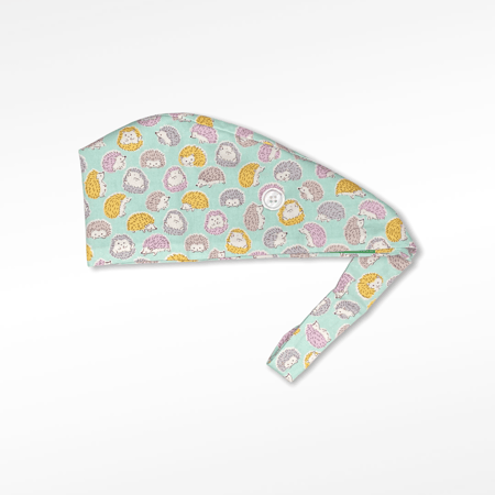 Hedgehogs scrub cap