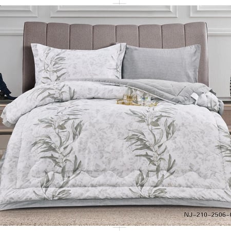 طقم مفرش سرير نفر ونصف مشجر