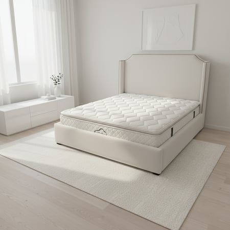 سرير ظهر منجد