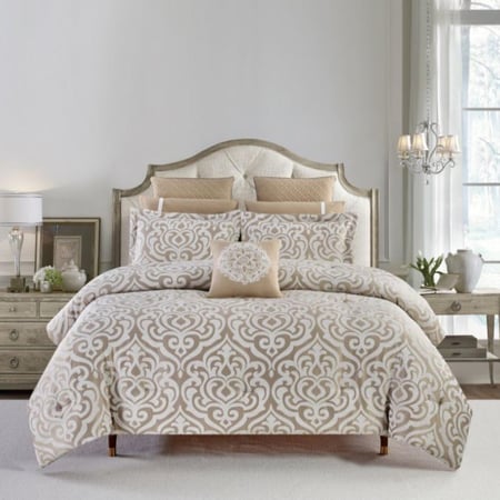 طقم مفرش جاكار ملكي فاخر 9 قطع مزدوج مع حشوة NAYA 07