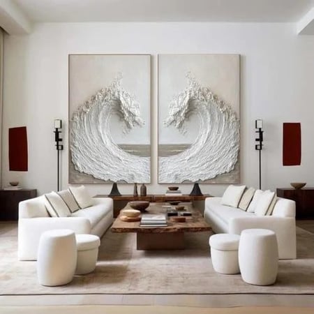 لوحات ثنائية فنية تصميم مميز