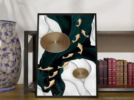 لوحة جدار مميزة فن تجريدي معاصر