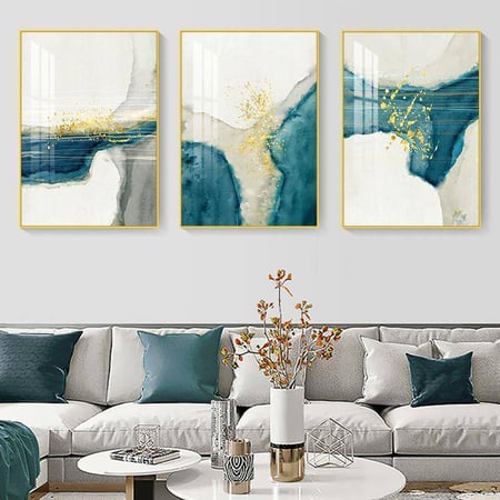 لوحات ثلاثية فن تجريدي