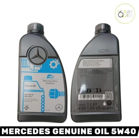 زيت ماكينه مرسيدس اصلي 5w40