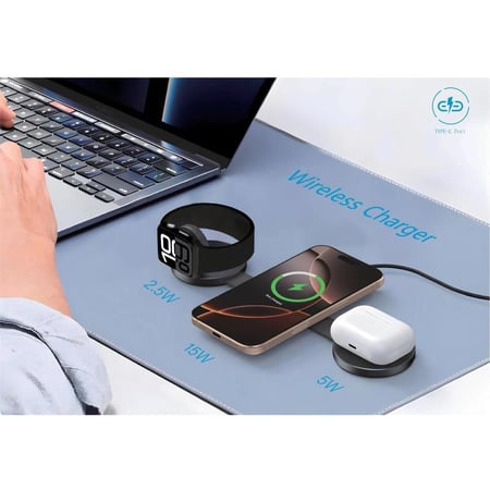 منصة شحن مغناطيسية 3 في 1 من Eone  تشحن عدة أجهزة بفعالية وتوفر استخداماً عملياً يومياً