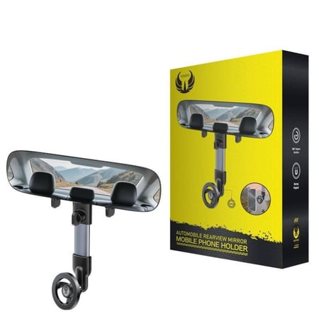 يوفو حامل جوال ماق سيف يركب علي مرآة السياره