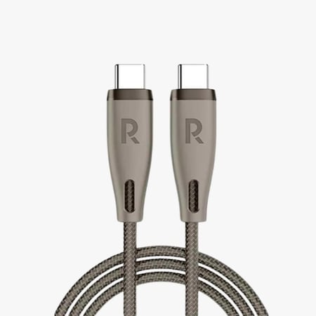 سلك راف باور تايب سي الى تايب سي نايلون بقوة 60 واط بطول 1.2متر متعدد الالوان