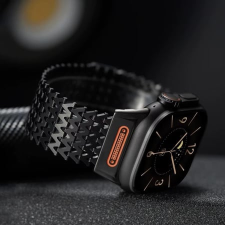 سير ساعة أبل معدن مقاس 45+46+49 ملم