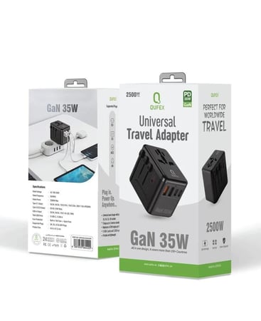 شاحن سفر عالمي من QUFEX