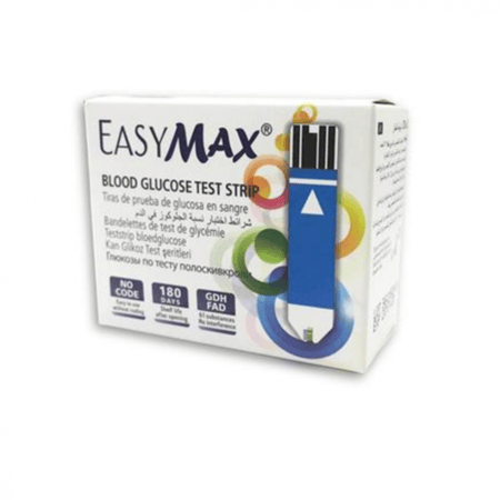شرائط تحليل سكر ايزي ماكس 50 شريط EasyMax