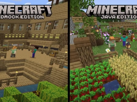 ماين كرافت جافا  بيدروك - Minecraft Java Bedrock