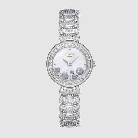 ساعة نسائية فضية