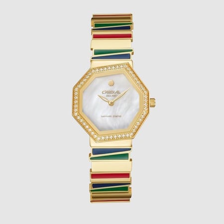 ساعة نسائية كارديال 254079 ذهبي