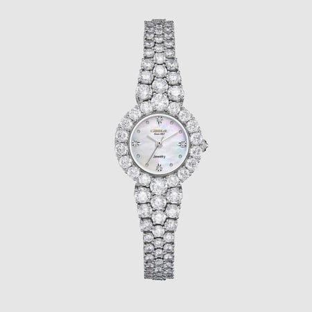 ساعه فضية نسائية