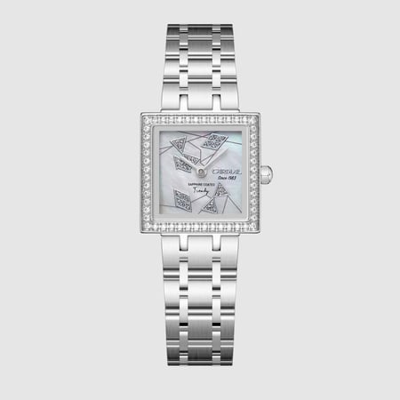 ساعة يد مربعه نسائية