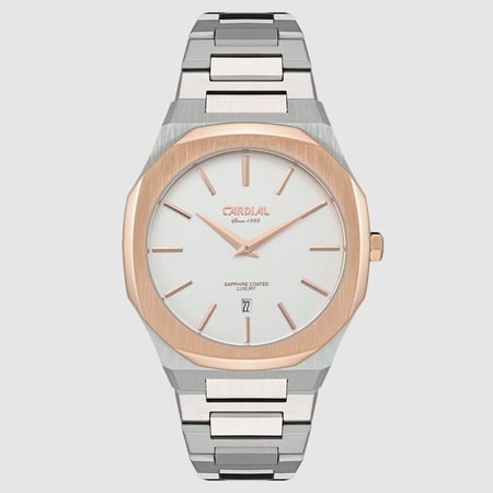 ساعة رجالية كارديال أسود