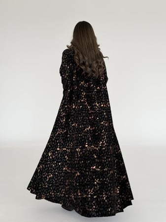 عباية شيفون مخمل قصة نص كلوش