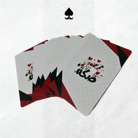 ورق بلوت صكة أحمر