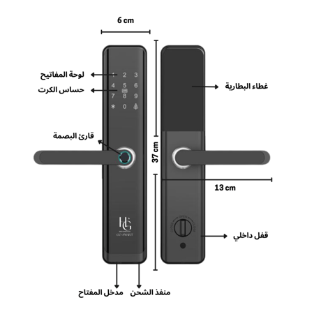 قفل روشين الذكي Roshen