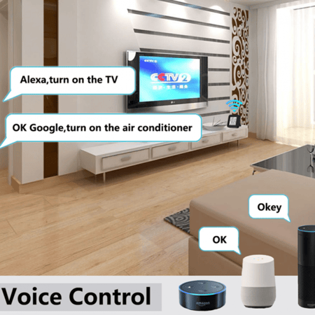 ريموت تحكم ذكي (للتحكم بمكيف سبليت و شاشة التلفزيون))