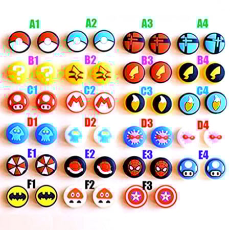 مقبض الإبهام أنالوق ننتندو سويتش 3D الملمس