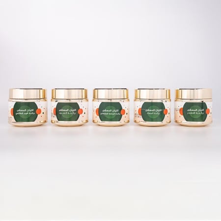 بكج اللبان المسقى الأصلي 400 جرام عرض مجموعة 5 أنواع فاخرة من اللبان