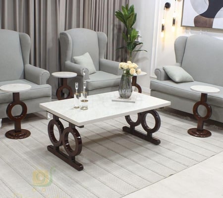 طاولات خشب ٧ قطع الحديث