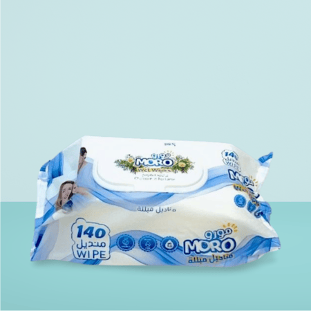 مورو مناديل مبللة 140 منديل برائحة البابونج