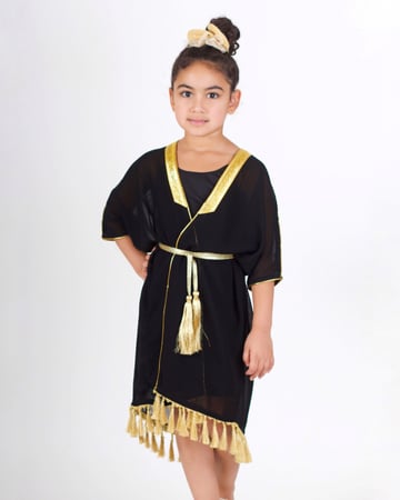 بشت بناتي كلاسيكي اسود