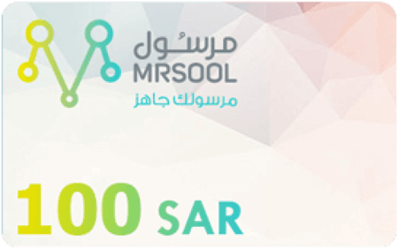 بطاقة مرسول 100 ريال
