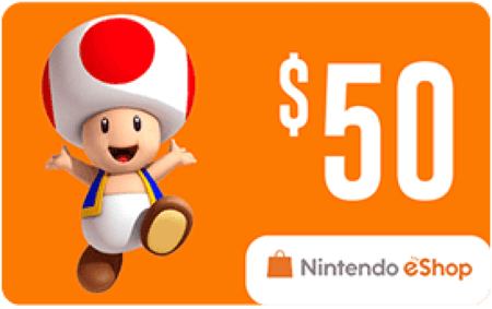 نينتندو إي شوب 50 دولار امريكي