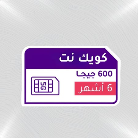 شريحة STC كويك نت 6 شهور 600 جيجا