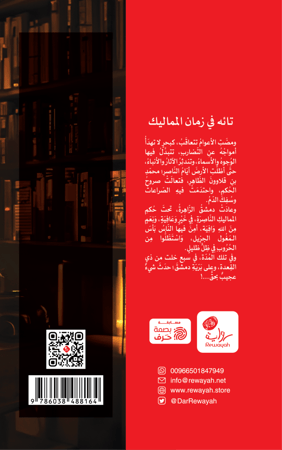 تائه في زمان المماليك؛ أ. مارية زاهد  (منتج رقمي)