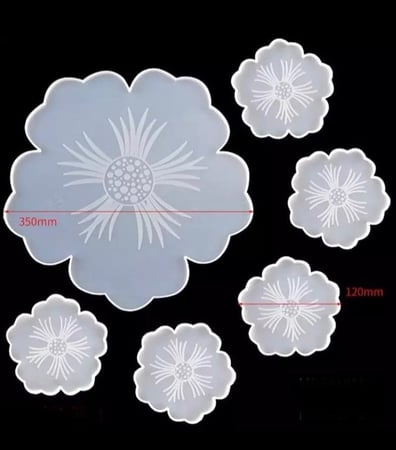 قالب سلكون كوستر 6 قطعه