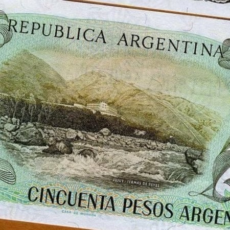 الارجنتين فئة 50 بيزو أنسر إصدار قديم