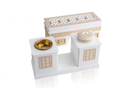 مبخرة قوس النصر (أبيض)