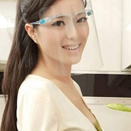 face shield , درع واقى للوجه