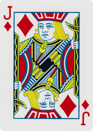 ورق لعب بلوت جيريز نغتس فينتج فيل - فولاذ