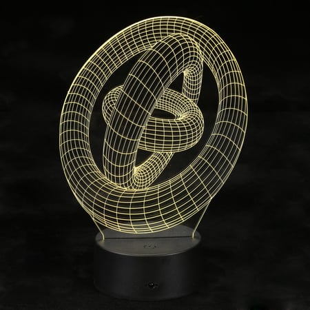 شعار 3D باضائة متعددة الالوان للمكتب