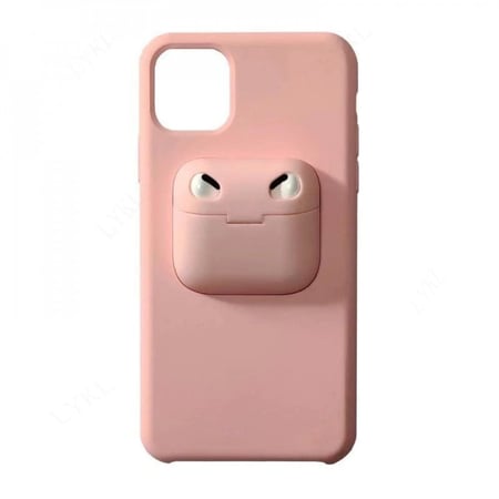 جراب جوال مزود بصندوق سماعات Air Pods Pro لأجهزة آيفون