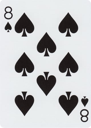 ورق لعب بلوت فورت نوك - ذهبي