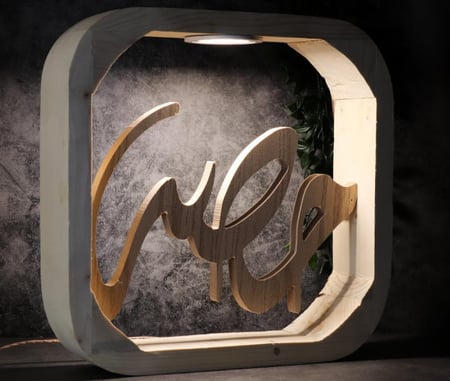 أبجوره مضيئة بالأسم